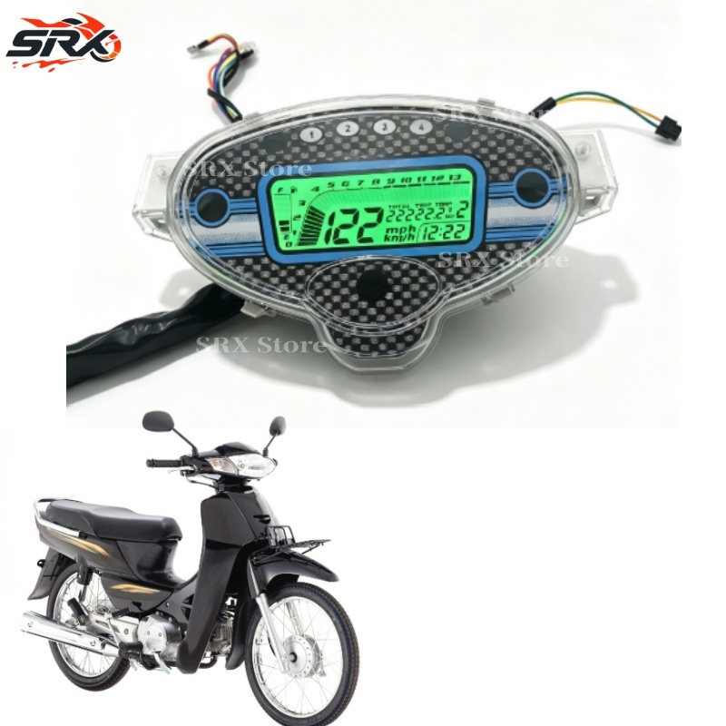สําหรับHonda ND125M DREAM125 Wave125 W125r Wave125R METER DIGITALวัดระยะทางLCDเครื่องมือประกอบ