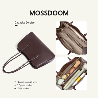 MOSSDOOM The Muse Lorelia Bag กระเป๋าโท้ทสุดหรู กว้างขวาง คุณภาพดี มีลวดลายสวยงาม เรียบง่ายแต่ดูดีมีระดับ