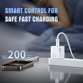 WEKOME U59 เครื่องชาร์จเร็ว PD20W สำหรับอินเทอร์เฟซ Type-C รองรับการชาร์จเร็วอย่างปลอดภัย ขนาดกะทัดรัดและพกพาได้