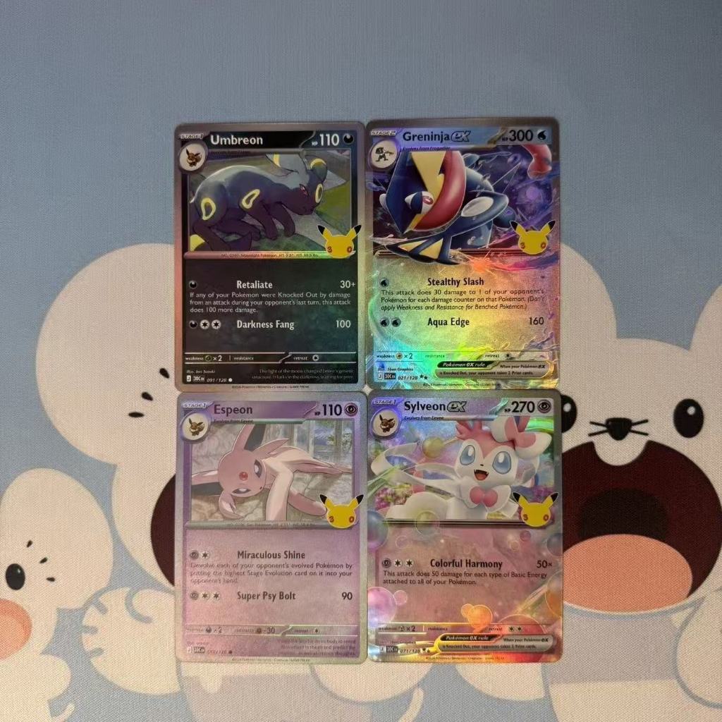 Pokemon PTCG Collectible Cards, Holographic DIY Custom English Cards