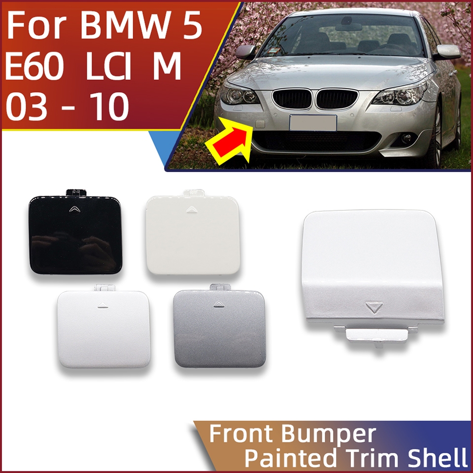 กันชนหน้า Tow Hook ฝาครอบสําหรับ BMW 5 Series E60 M / E60 LCI M 2003-2010 #51117897210