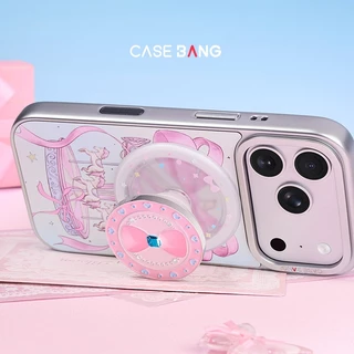 Casebang Magnetic Wish Bow Series ขาตั้งโทรศัพท์, การออกแบบทรายดูด, เข้ากันได้แม่เหล็ก, โครงสร้างที่ถอดออกได้แม่เหล็ก
