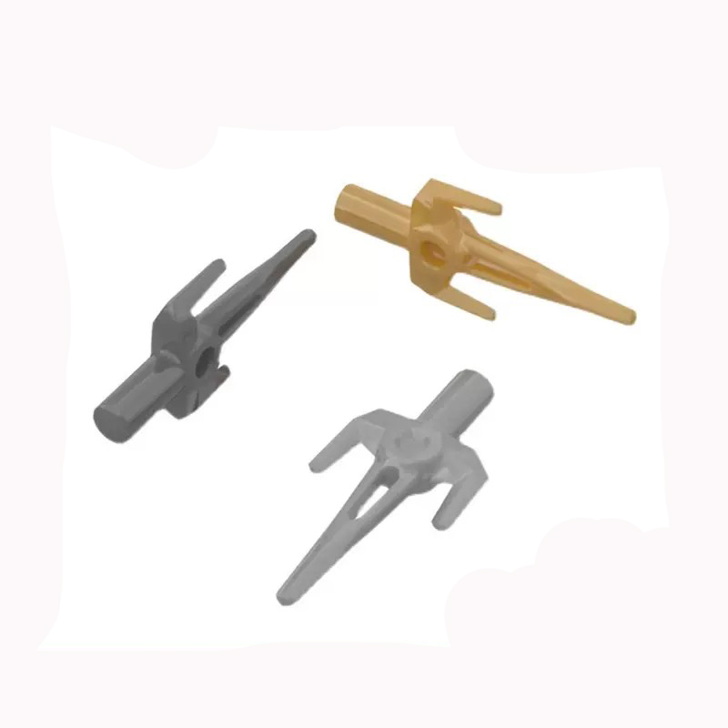 10PCS 98139 Trident Prop Building Blocks Ninjaed ส้อมมีดอิฐประกอบอนุภาคของเล่นเด็กของขวัญวันเกิด