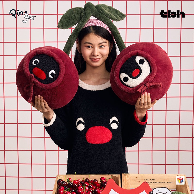 tbh ตุ๊กตาหมอนอิงรองหลัง คอลเลกชัน Pingu ทรงเชอร์รี่ ของขวัญ
