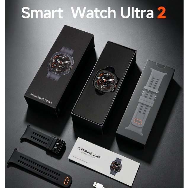 ใหม่ W9 นาฬิกา 8 Ultra2 เข็มทิศสมาร์ทนาฬิกา Man 1.52 "หน้าจอ HD Heart Rate BT Call Smartwatch สําหรั