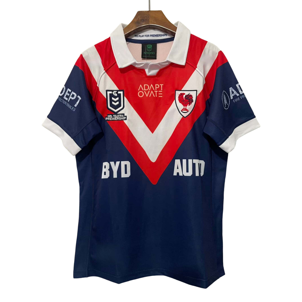 Rugby Jersey 2026 Cock Home Rugby Jersey เสื้อสเวตเตอร์แขนสั้นผู้ชาย