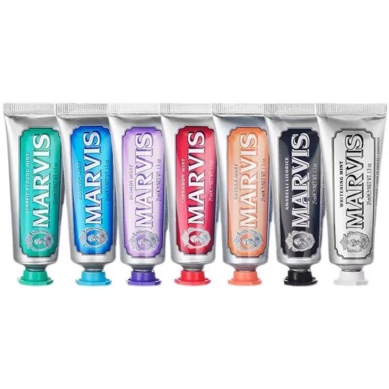 Marvis Whitening Anti-Tartar ยาสีฟันจากอิตาลี 85ml Marvis Whitening Mint ยาสีฟัน Smokers Whitening M