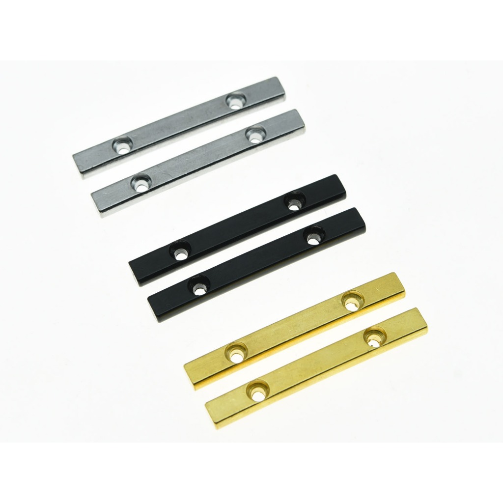 KAISH 2 ชิ้น Chrome/สีดํา/ทอง 44.5 มิลลิเมตรกีตาร์ String Retainer Bar สําหรับ FR กีตาร์