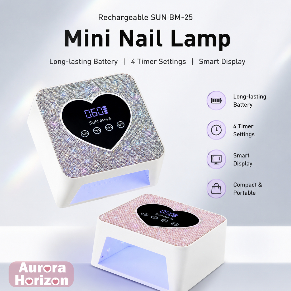 SUN BM-25 เครื่องอบเจลเล็บ UV LED 48W 21LED ✨ หน้าจอใหญ่ ตั้งเวลาครบ 10/30/60/99S อบเร็ว ติดทน 💎 มีทั้งแบบเสียบปลั๊กและไร้สายให้เลือก อุปกรณ์มืออาชีพ ใช้ในร้านหรือที่บ้านก็ปัง!
