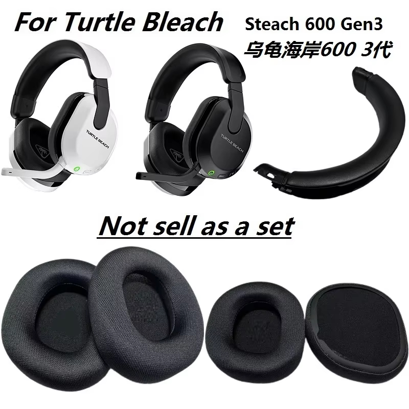 Original แผ่นรองหูฟังสําหรับเต่า Beach Stealth 600 Gen3 หูฟังเปลี่ยน 600 Gen 3 earmuff หมอนหูแถบคาดศ