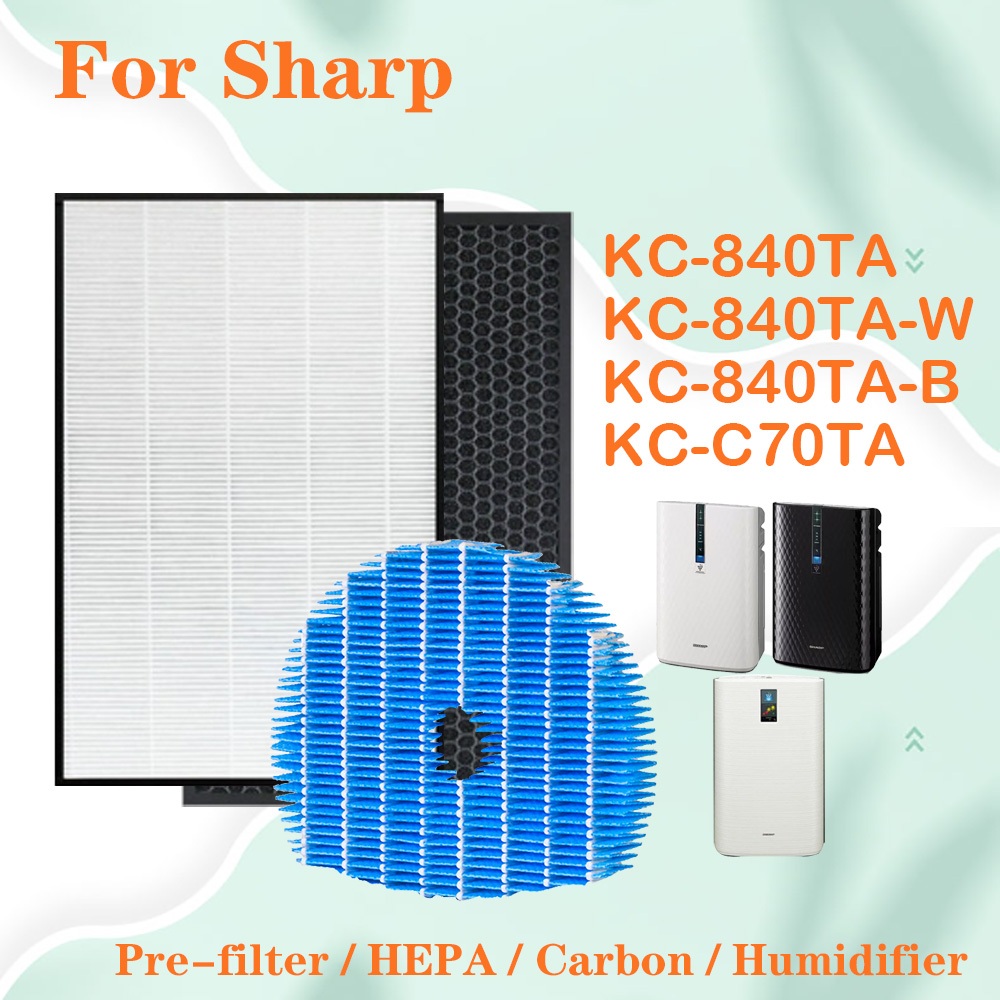 FZ-C70HFE FZ-C70DFE FZ-C100MFE สําหรับ Sharp เครื่องฟอกอากาศ KC-840TA KC-840TA-W KC-840TA-B KC-C70TA