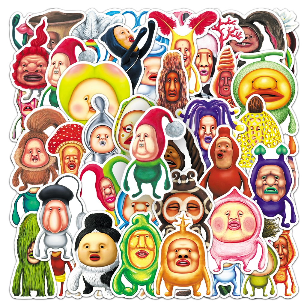 ตลก 50 ชิ้น KOBITOS สติกเกอร์สําหรับโทรศัพท์แล็ปท็อปสมุดภาพ Art หมวกกันน็อคสติกเกอร์ Graffiti กันน้ํา DIY