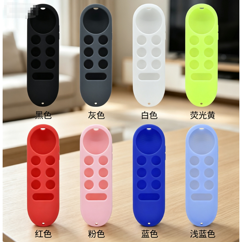 เคสรีโมทซิลิโคนอ่อนนุ่มกันลื่นสําหรับ Chromecast TV 2020 Voice Remote G9N9N กันกระแทกฝาครอบป้องกัน S