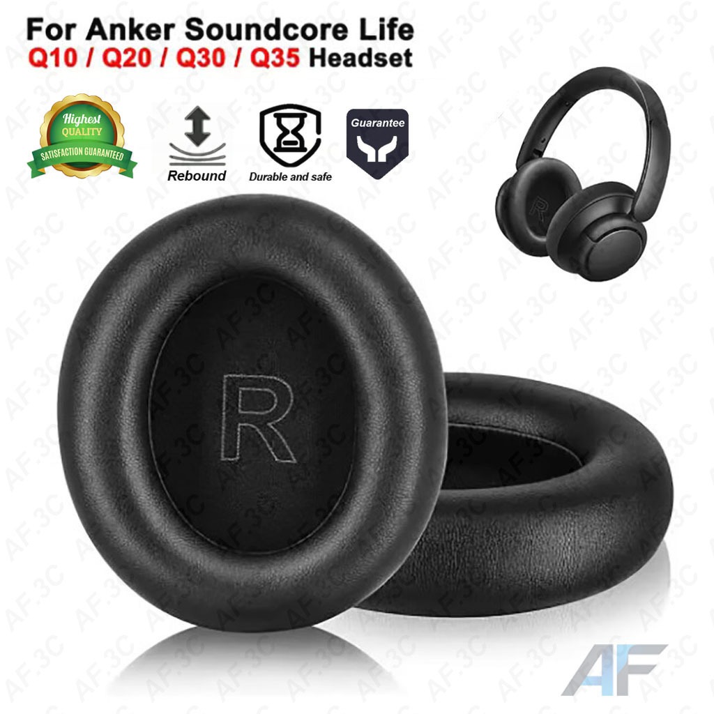 เปลี่ยนหมวกหูสําหรับ Anker โดย Soundcore Life Q10 Q20 Q30 Q35 หูฟังแผ่นรองหูฟัง
