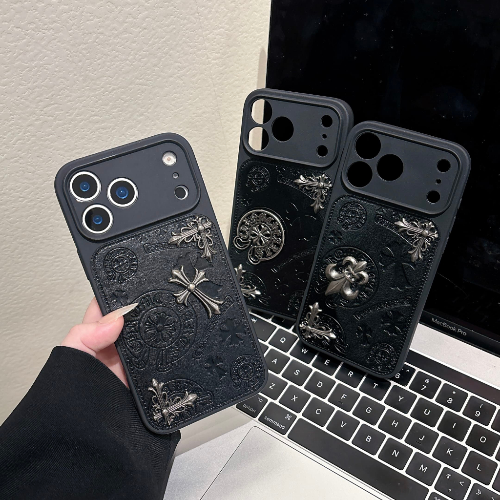 Retro Cross DIY เคสโทรศัพท์สําหรับ iphone 18 Pro Max 17 Pro Max 16 Pro Max 15 Pro Max 14 Pro Max i14