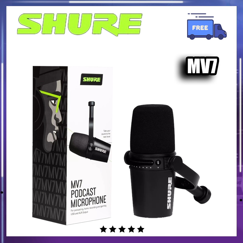 Shure MV7 ไมโครโฟนพอดคาสต์