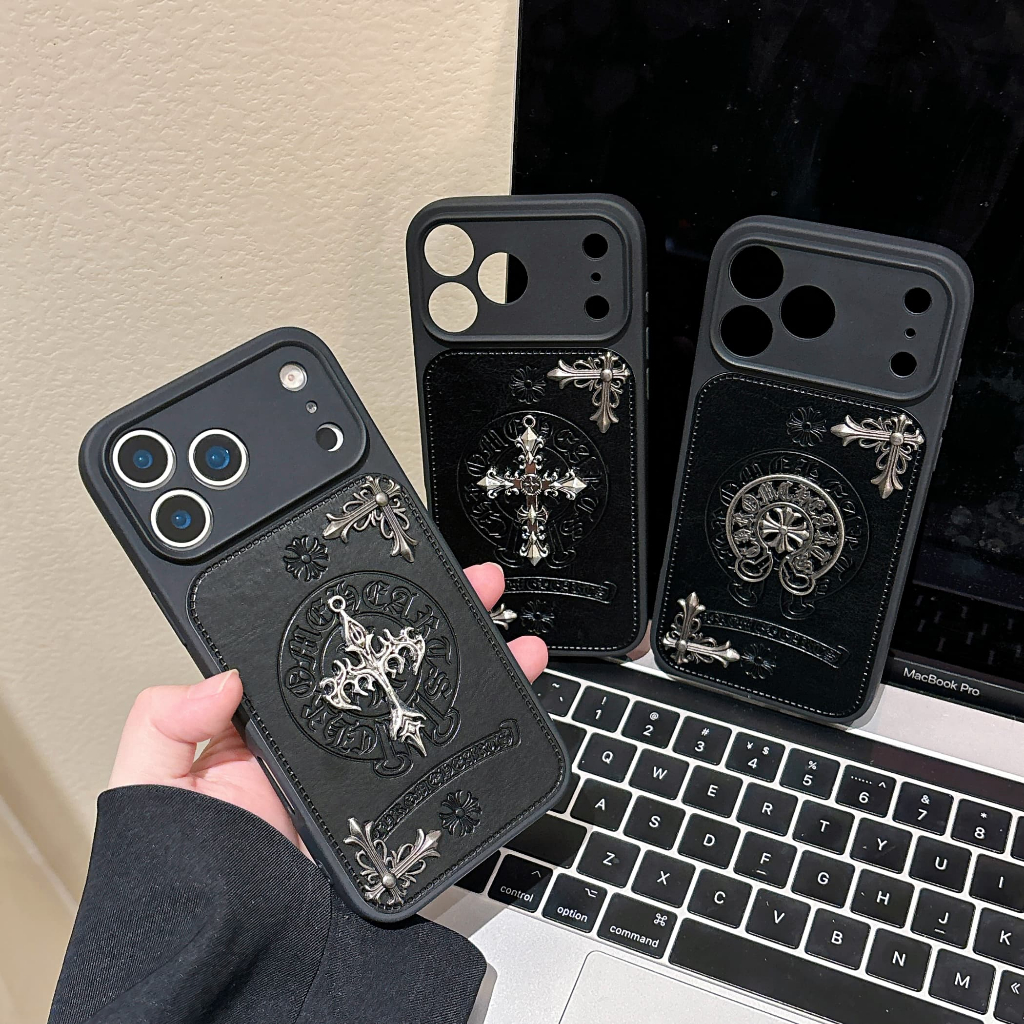Retro Cross DIY เคสโทรศัพท์สําหรับ iphone 18 Pro Max 17 Pro Max 16 Pro Max 15 Pro Max 14 Pro Max i14