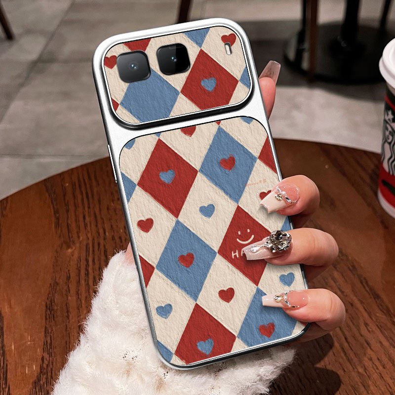 YBD เคสโทรศัพท์สําหรับ Infinix สมาร์ท 10 Plus Tecno Spark Slim KM7k X6725B X6725B_C Retro Heart Rhom