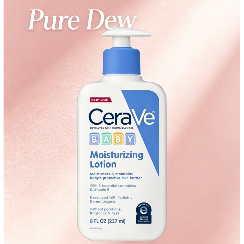 CERAVE อเมริกัน เซราวี เบบี้ มอยส์เจอร์ไรซิ่ง โลชั่น เซราไมด์ รีแพร์ แอนด์ ไฮเดรชั่น 237มล
