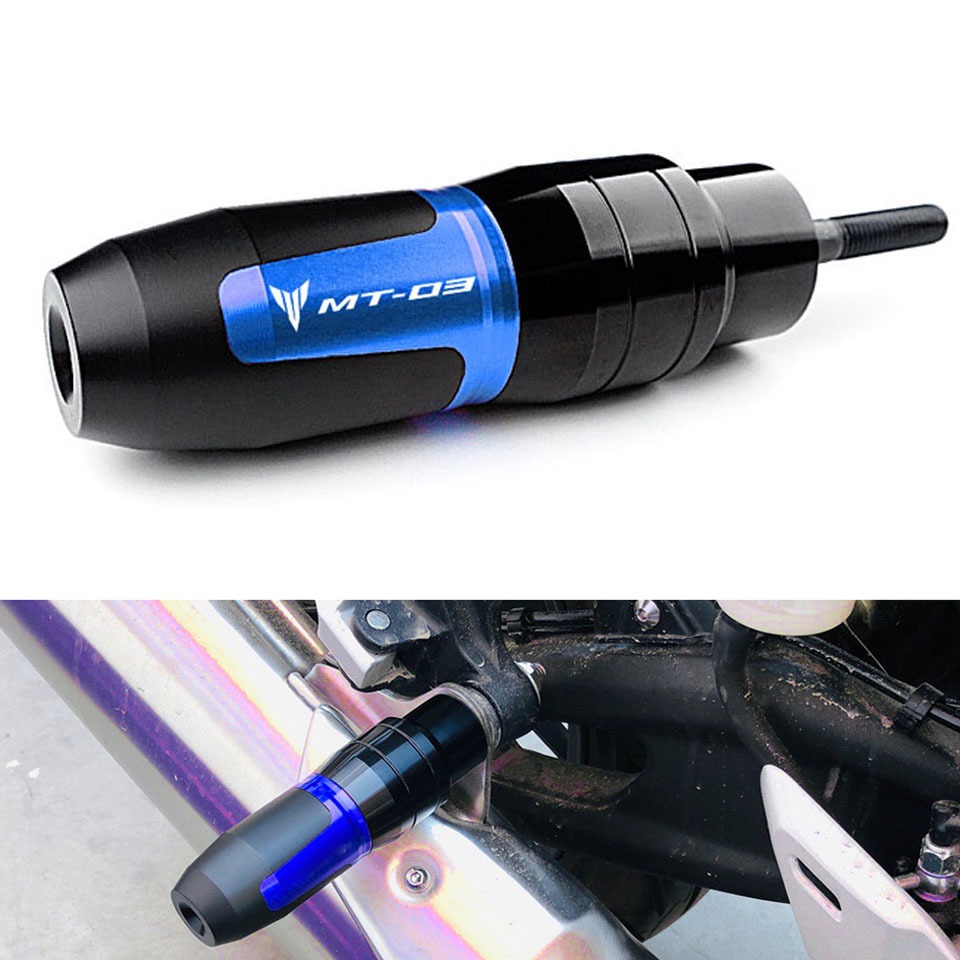 สําหรับ YAMAHA MT-03 2015-2023 CRASH Pads ท่อไอเสียท่อ Guard Slider กรอบ Slider Crash Anti Fall เครื