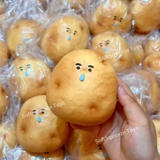 ZZ squishy,ของเล่นคลายเครียดรูปมันฝรั่ง,Satising Slow Rise Squishy – Soft Wet-Feel Toy for Stress Relief​