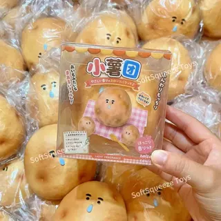 ZZ squishy,ของเล่นคลายเครียดรูปมันฝรั่ง,Satising Slow Rise Squishy – Soft Wet-Feel Toy for Stress Relief​
