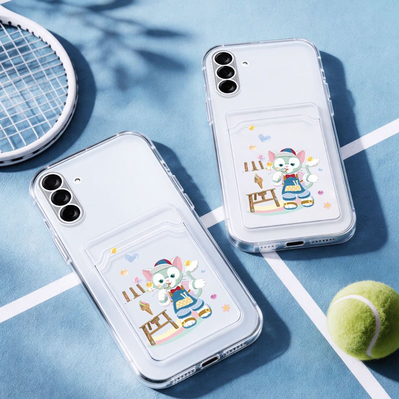 SAMSUNG YBD Clear Cardเคสโทรศัพท์สําหรับSamsung Galaxy A37 A57 A34 A36 A54 A26 A35 A55 A56 M54 F54 M