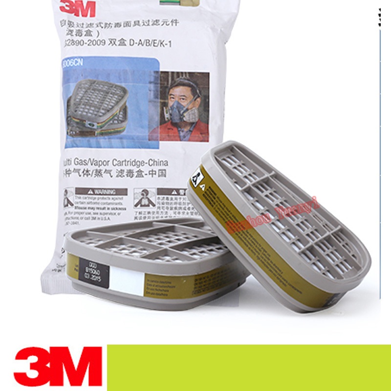3M 6006CN Multi Gas/Organic Vapor Cartridge Multifunctional Anti-gas Filter Box