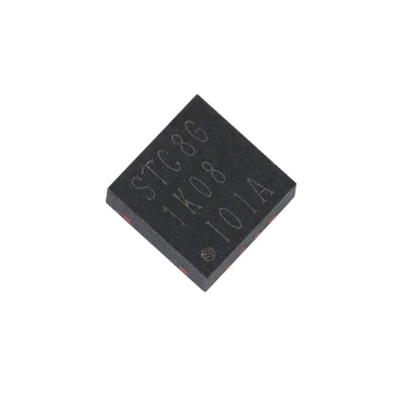 ชิปไมโครโฟน STC8G1K08-36I-DFN8 8051 อุปกรณ์เสริมแผงวงจร