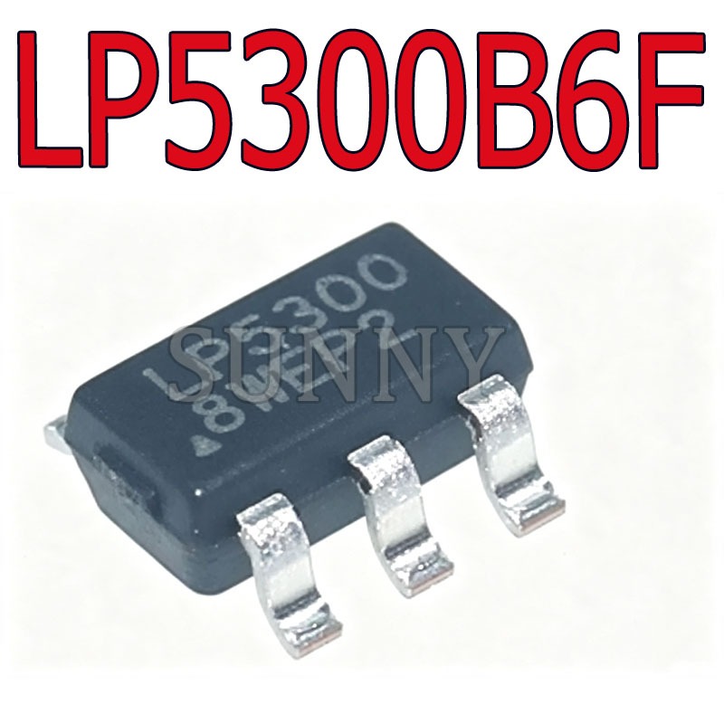 10 ~ 20PCS ของแท้ LP5300B6F บรรจุภัณฑ์ SOT23-6 การตรวจสอบและรีเซ็ตแรงดันไฟฟ้าชิป IC