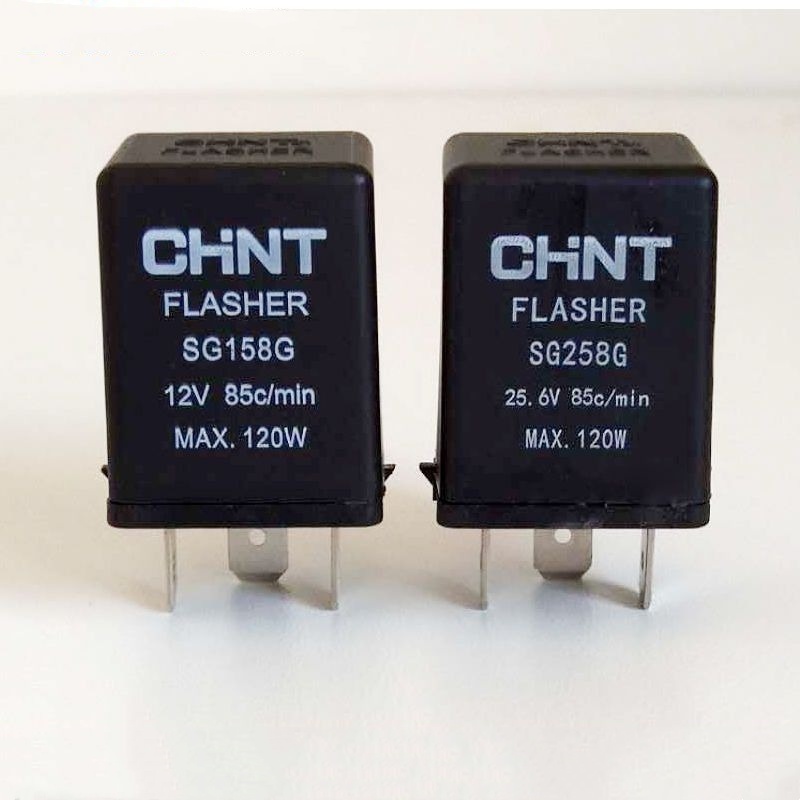 รถอิเล็กทรอนิกส์ Flasher SG158G/258G 12V24V 120W ไฟเลี้ยวอิเล็กทรอนิกส์