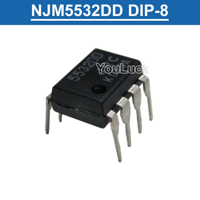 5532DD JRC NJM5532DD DIP-8 ความแม่นยําสูง Dual Low-Noise Operational Amplifier ชิป IC ใหม่