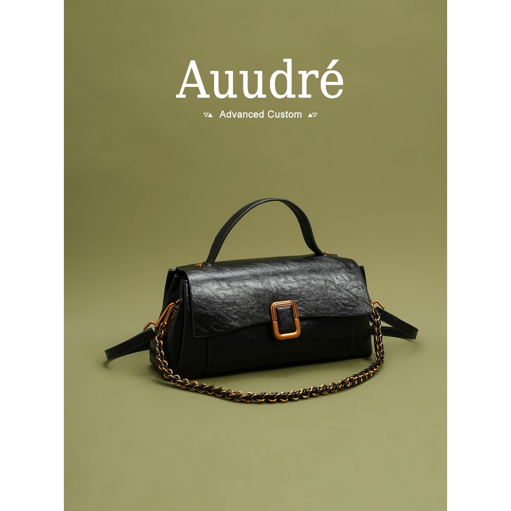 Auudre Retro Niche Handbag Female Commuter Crossbody Small Bag