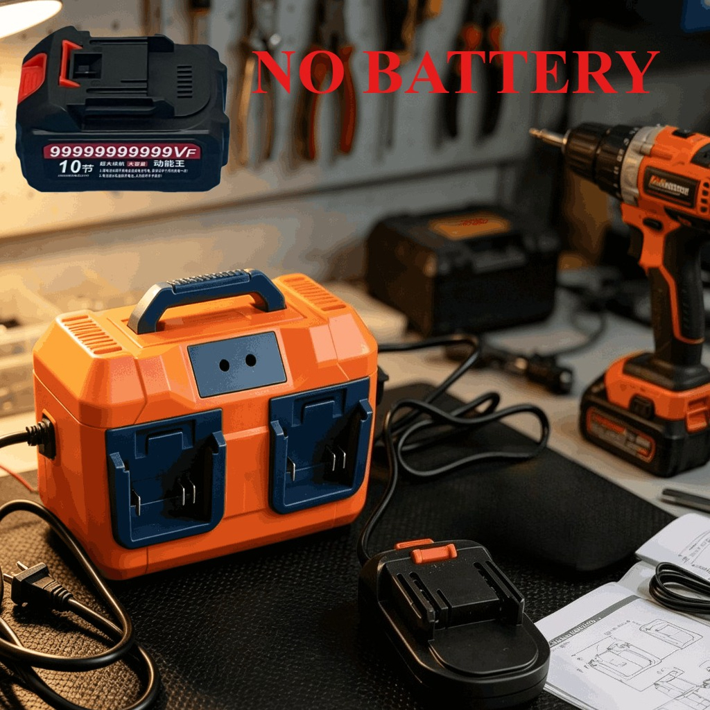 Heavy-Duty 2/4/6-Slot แบตเตอรี่ชาร์จและแท่นชาร์จสําหรับ Makita/TANZU/OSUKA/MASARU 18V Li-Ion – Dual-