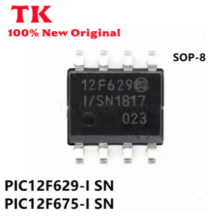 5PCS 100% ใหม่ PIC12F675-I/SN PIC12F629-I/SN 12F675 12F629 SOP-8 ในสต็อก 100% คุณภาพ Chipset