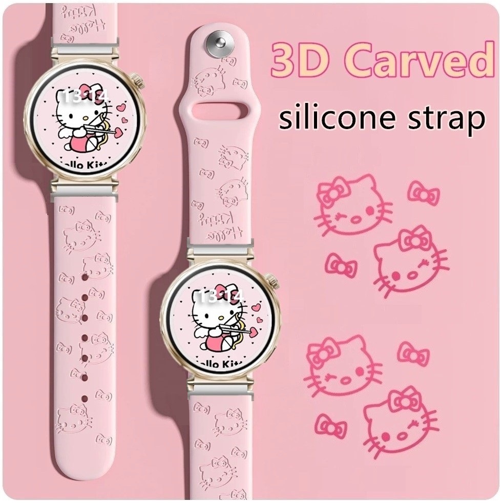 3D Carved Cute สาย Huawei Watch GT 7 Strap Huawei watch GT 6 สาย Huawei watch GT 5 Strap สาย huawei 