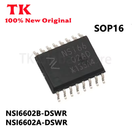 5PCS 100% ใหม่ NSI6602A-DSWR NSI6602B-DSWR NSI6602AD NSI6602BD NSI6602 NSI66 sop-16 ชิปเซ็ตในสต็อกคุ