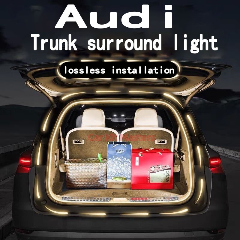 Audi A4 A3 A5 รถ Trunk ambient Light อัตโนมัติ sensing LED กลางแจ้ง camping Light strip การปรับเปลี่