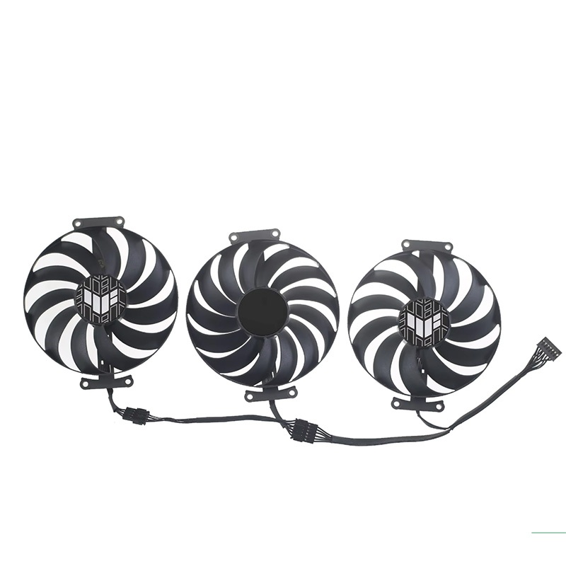 95 มม.RX6700XT RX6800 RX6900XT พัดลมกราฟิกสําหรับ ASUS TUF Gaming Radeon RX 6700 XT RX 6800 XT RX 69