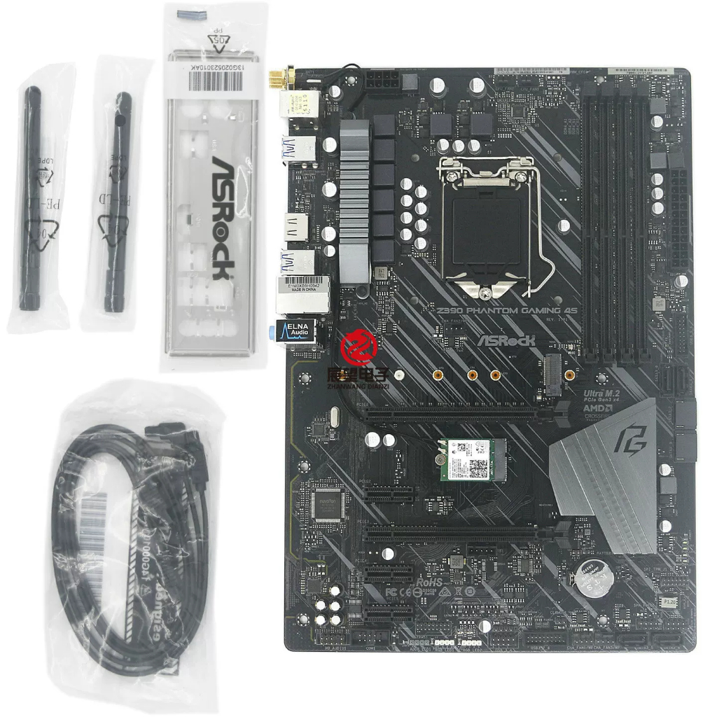 ASROCK Z390 PHANTOM GAMING 4S เมนบอร์ดรองรับ CPU รุ่นที่ 8 อัพเกรด Z370