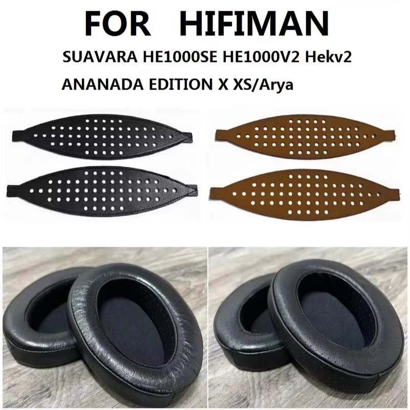 อัพเกรดแผ่นรองหูฟังสําหรับ HIFIMAN ANANDA Edition XS Arya/Nano,Susvara HE1000SE/HE1000V2 Perforated 
