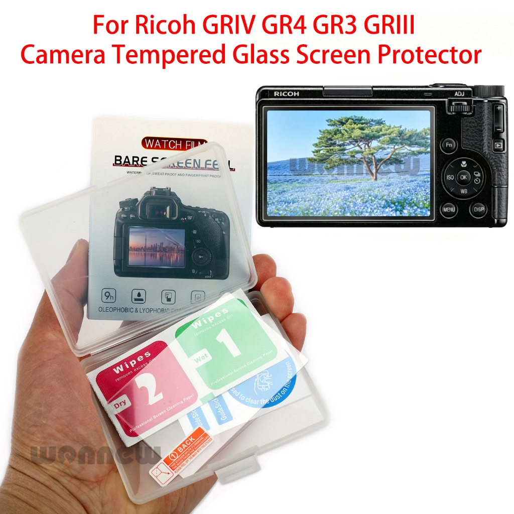 GRIV กล้องกระจกนิรภัยป้องกันหน้าจอสําหรับ Ricoh GRIV GR4 GR3 GRIII กล้องดิจิตอล