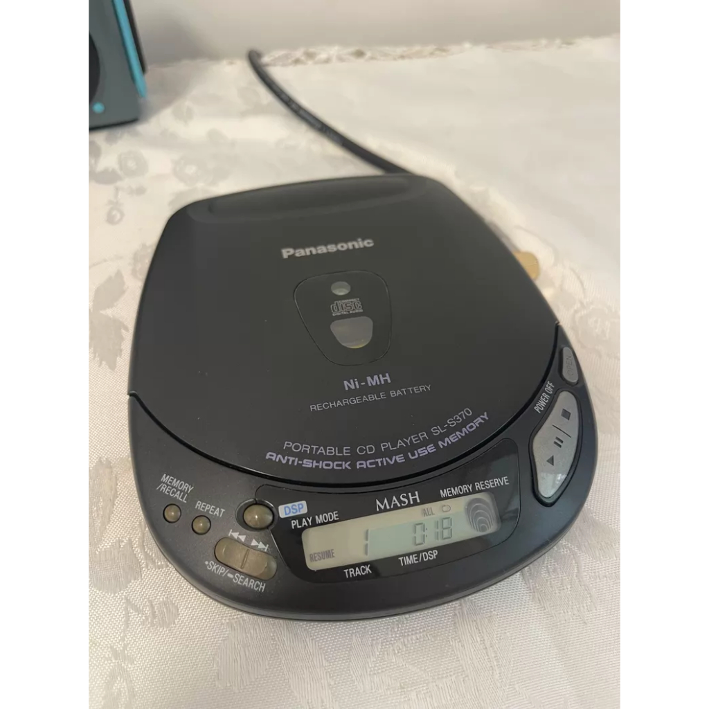 SL-S370 เครื่องเล่น CD แบบพกพา – เสียง DSP, ป้องกันการกระแทก #VintageAudio #CDPlayer #RetroTech
