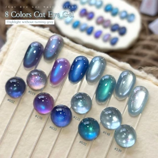 XEIJAYI 10ml-Super Bright Blue Cat Eye Gel ยาทาเล็บ, เหมาะสําหรับเล็บบ้าน diy