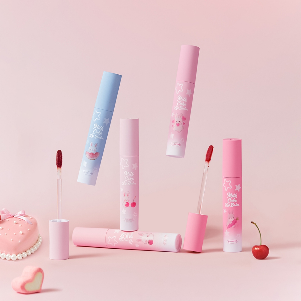FLORTTE أحمر شفاه Bunny Matte Lip Mud — صورة 5
