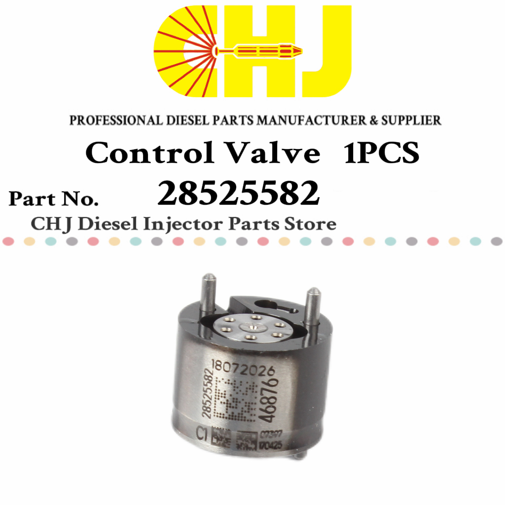 28525582 Common Rail การใช้หัวฉีดควบคุมวาล์ว 9308-625C 9308Z652C สําหรับ Delphi หัวฉีด 33800-4A710 2