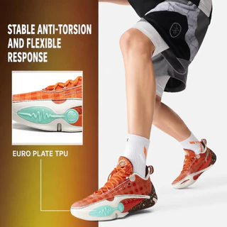 รองเท้าบาสเก็ตบอล LI-NING Wade All City 14 สำหรับผู้ชาย ให้การสนับสนุนที่เสถียร