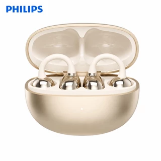 Philips TAQ1020 บลูทูธ รูปแบบหนีบหู พร้อมระบบ AI ลดเสียงรบกวน และเสียงสเตอริโอ เหมาะสำหรับขี่จักรยานและเดินทางประจำวัน ขับเคลื่อนด้วยบลูทูธ 6.0