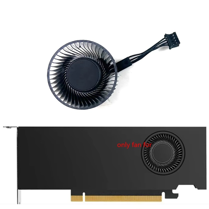 พัดลมระบายความร้อน 36 มม.4pin BAPB0420B2UP001 สําหรับ NVIDIA RTX A2000 PNY NVIDIA Quadro A2000 พัดลม