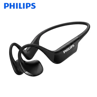 Philips TAQ4320 หูฟังบลูทูธแบบเปิดหู ระบบกระดูกกะโหลก แบบหนีบหู พร้อมระบบลดเสียงรบกวน สำหรับออกกำลังกายและกีฬาอาชีพ [มีการ์ดความจำในตัว 8GB]